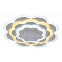 Genérico - Lámpara Techo Decorativa Led Flor Efecto 3D Jhn