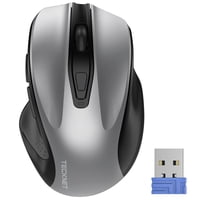 Tecknet Ratón Inalámbrico Tecknet 2600 Dpi Ergonómico Azul