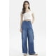 thumbnail image 4 of Jeans Mujer Calce Recto Cargo Corte Diagonal Azul, 4 of 4