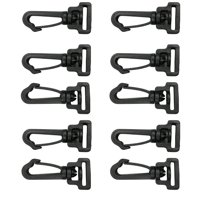 Ioensy - 10 Piezas Clip Giratorio De Gancho A Presión Giratorio Para Bolsos Mochilas De Hardware De Monedero