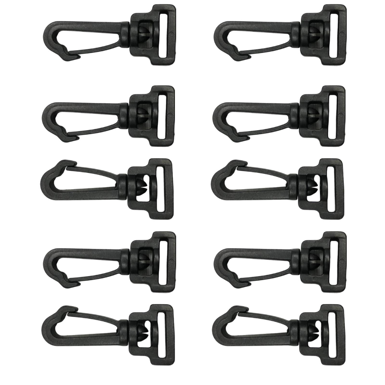 Ioensy - 10 Piezas Clip Giratorio De Gancho A Presión Giratorio Para Bolsos Mochilas De Hardware De Monedero
