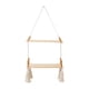 thumbnail image 1 of Estante De Madera De Colgante De Pared De Boho Macrame, 1 of 5