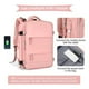 thumbnail image 3 of Mochila De Viaje Avión Multifuncional Gran Capacidad 30 Lts rosa, Separación impermeable, seca y húmeda Con puerto de carga USB, 3 of 5