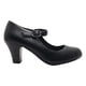 thumbnail image 1 of ZAPATOS DE CUECA BONNY FRANCO NEGRO MUJER | 384-0141 - Talla 40 CL / 26.6 CM, 1 of 6