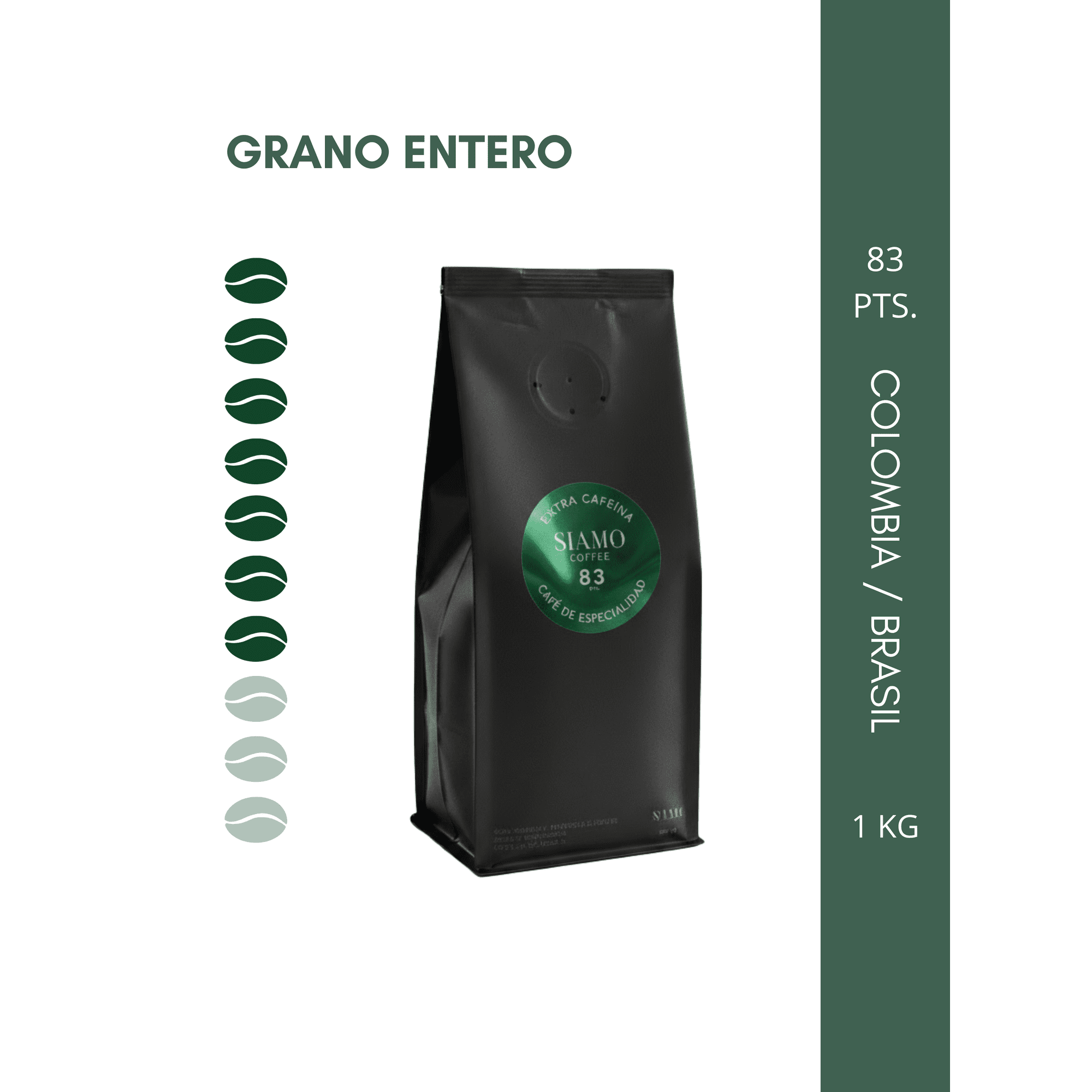 Siamo Café - Café De Especialidad Siamo Colombia - Brasil 1000g, Grano Entero – Vol 3