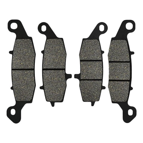 Genérico - Pastillas Freno Delanteras Moto Kawasaki Er6N/Er6F/Ninja650 Negro