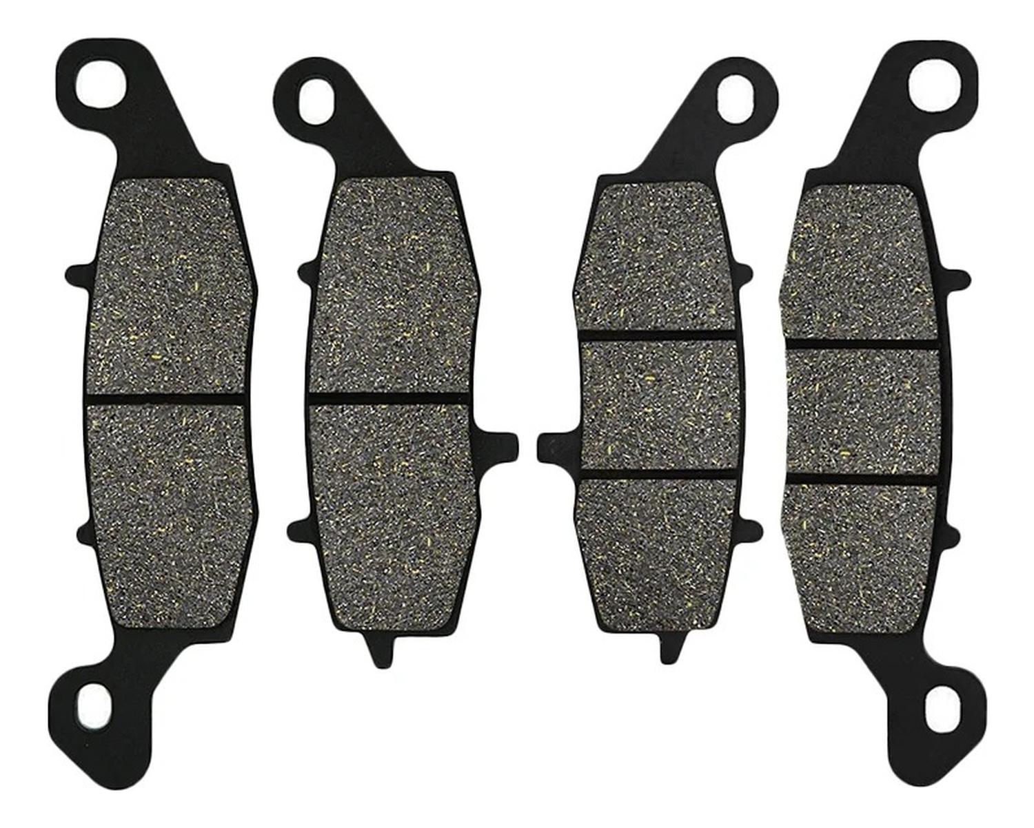 Genérico - Pastillas Freno Delanteras Moto Kawasaki Er6N/Er6F/Ninja650 Negro