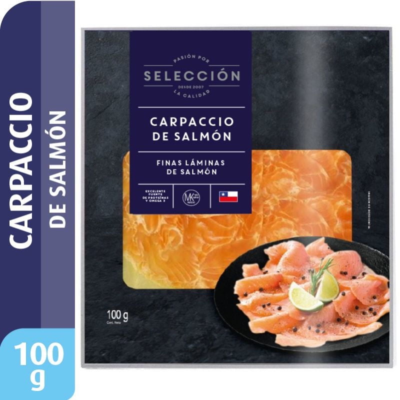 Carpaccio De Salmón 100 g Selección