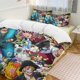 thumbnail image 1 of Vinsmoke Sanji Bed Duvet Cover Funny Anime Cartoon Bedding Sets Lightweight 3 Piece Comforter Sets, 1 of 5