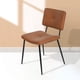 thumbnail image 2 of Pack 2 Silla Comedor Karomi Vintage Pu Café, 2 of 6