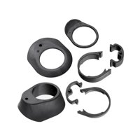 Magideal - Accesorios Para Bicicletas, Espaciadores De Vástago De Manillar, Arandela De Vástago De Manillar Ligera, Espaciador De Arandela Resistente, Negro Para Espaciador De Dirección