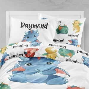 Milsleep - Simpático Juego De Cama Dragón