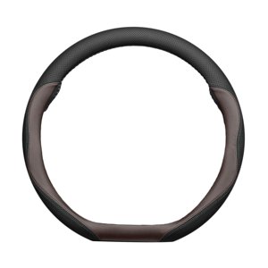 Ioensy - Funda Para Volante Transpirable Fácil De Instalar 15 Pulgadas Para Byd Atto 3 Negro Marrón