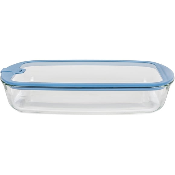Sio Fuente de vidrio para horno de 9 x 13 pulgadas con tapa de vidrio
