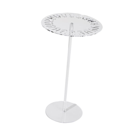 Soporte de la cadena del cuello, soporte de joyería, rotación, mesa de mesa, cómoda simple, organizador de joyas, soporte de joyería para cadenas de p
