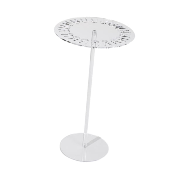 Soporte de la cadena del cuello, soporte de joyería, rotación, mesa de mesa, cómoda simple, organizador de joyas, soporte de joyería para cadenas de p