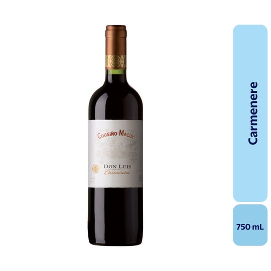 Vino Carménère Botella 750 mL Cousino Macul