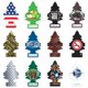 thumbnail image 1 of Ambientadores para auto AHSR paquete de 12 fragancias masculinas, 1 of 9