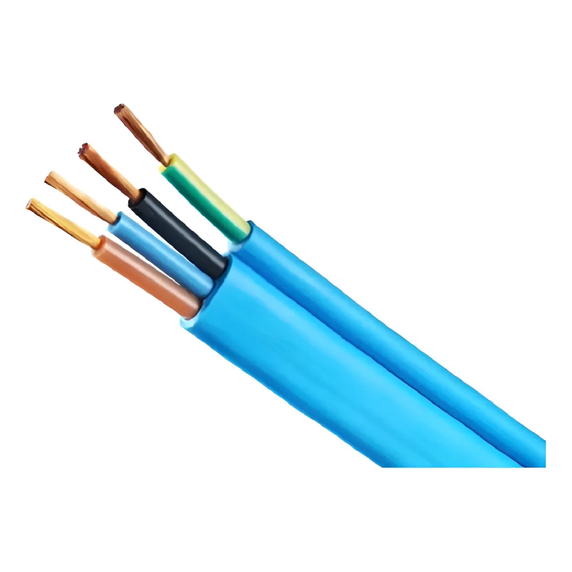 Genérica - Cable Plano Sumergible 4x2.5mm Pozo Profundo - Rollo 100 Mts
