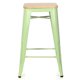 thumbnail image 1 of Taburete Medio 66 Tolix Replica Madera Menta, 1 of 2
