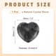 thumbnail image 2 of Uxcell Piedra de Cristal Natural en Forma de Corazón, Gema de Amor Pulida de 1.2 Pulgadas, Piedra de Preocupación Grabada para Mujeres, Meditación, Labradorita, 2 of 6