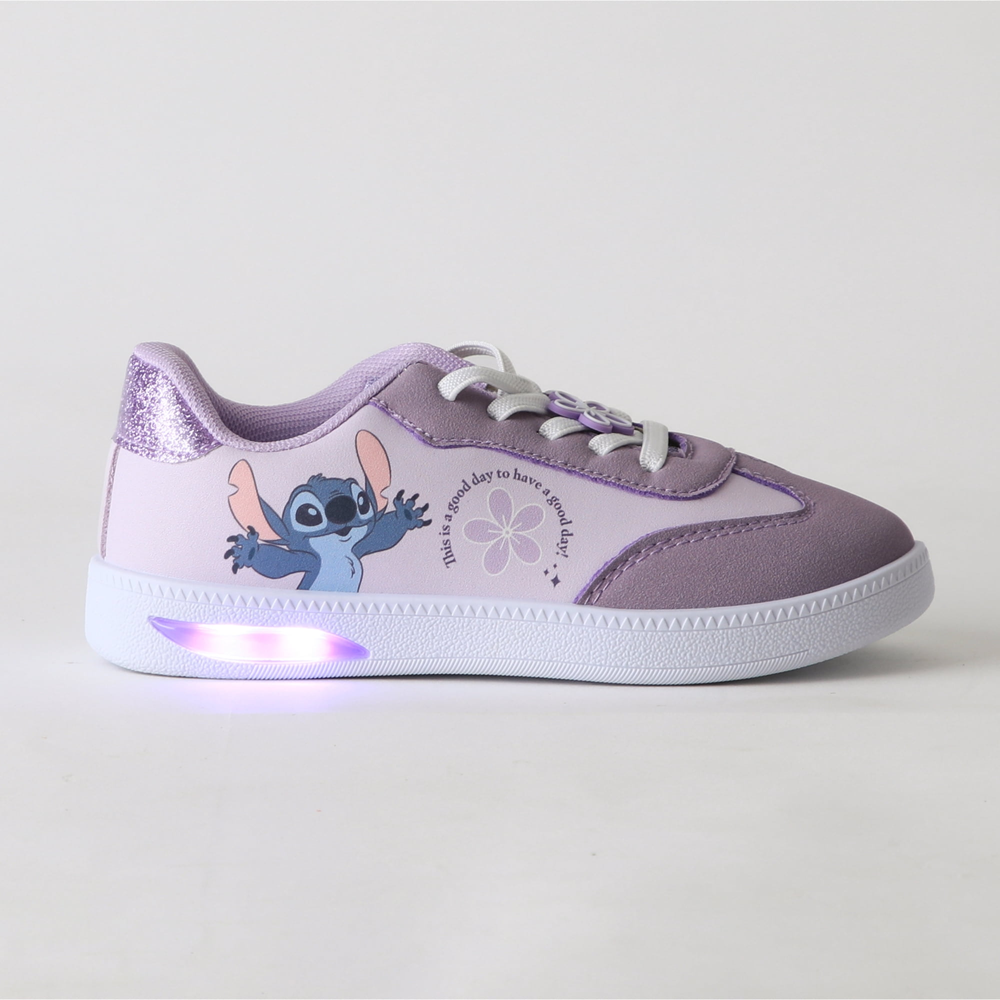 Zapatilla Luces Niña Flor Lilo & Stitch Morado Disney