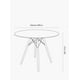 thumbnail image 3 of Mesa Redonda de Comedor Tendar 90 Blanco, 3 of 3