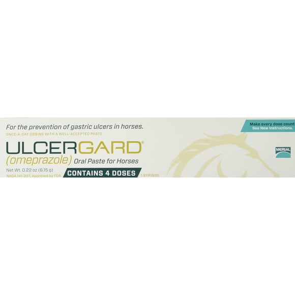 Jeringa De Pasta Oral Ulcergard Merial 6,15 G Para Equinos