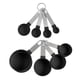 thumbnail image 5 of de 8 cucharas medidoras portátiles con de material acero inoxidable, plástico PP de fácil almacenamiento para Bar, , cocina, proteína en polvo, Negro, 5 of 5