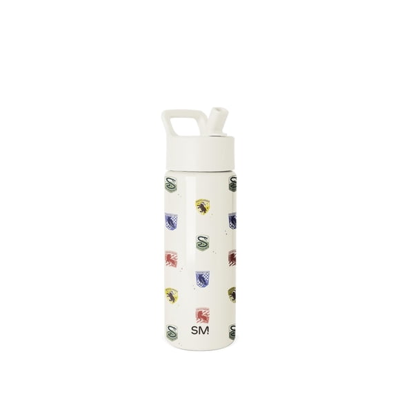 Botella de agua Simple Modern Harry Potter para niños 530 mL con popote