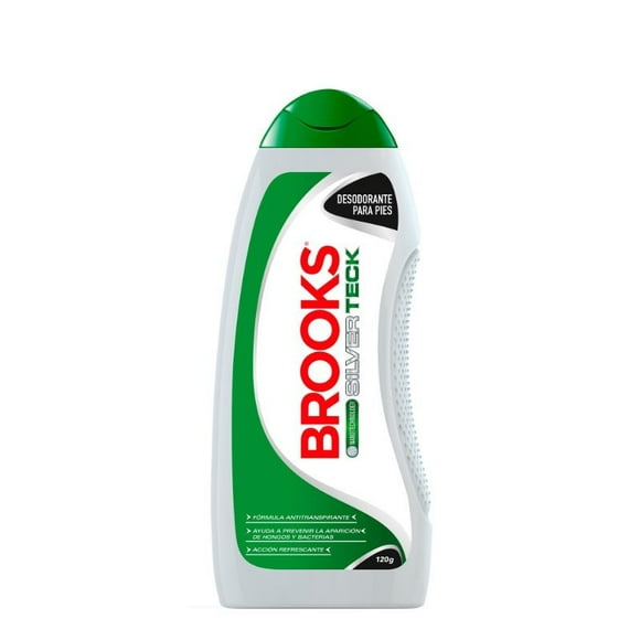 Talco desodorante para pies Brooks Frasco, 120 g
