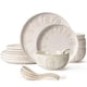 thumbnail image 1 of Juego de Vajilla Artena 16 piezas Cerámica Blanca con diseño de molinete, 1 of 6
