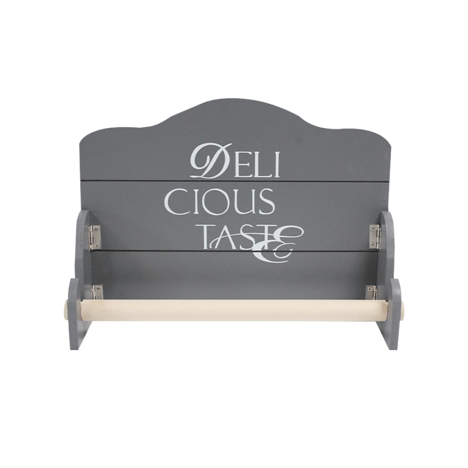 Fliperex - Dispensador Porta Rollo De Toalla Nova Cocina Vintage Gris