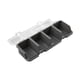 thumbnail image 4 of Organizador De Tornillo Almacenamiento De Almacenamiento Garaje Carrera Artículos Pequeños Tuercas Bancos De Trabajo Con Tapa Gris, 4 of 5