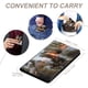 thumbnail image 4 of Leviatán Porta Pasaporte y Cartera de Viaje Premium de Cuero PU, Funda de Pasaporte Bloqueo RFID con Ranuras para Tarjetas de Crédito, Estuche para Libro de Pasaporte para Familia 10cm × 15cm, 4 of 6