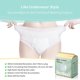 thumbnail image 4 of Ropa interior menstrual desechable BezBezz para mujer S/M, paquete de 12, 4 of 6