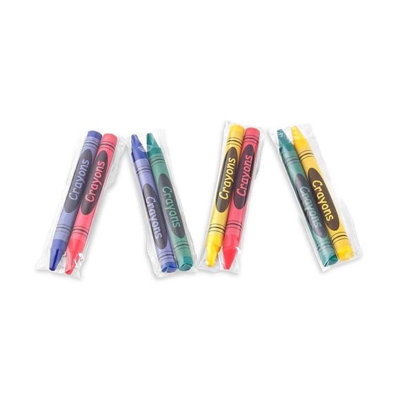 Juego de crayones CrayonKing, 1000 juegos de 2 paquetes (2000 en total)