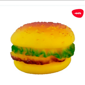 Genérico - Juguete Para Mascota Hamburguesa Goma 16Cm