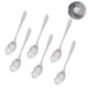 thumbnail image 2 of Juego de 6 cucharas de acero inoxidable 304 para mezclar café y té, elegante diseño de calavera, cuchara de café, cuchara de hueso para postre, vajilla para Navidad y Halloween., 2 of 8