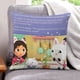 thumbnail image 1 of Casa de Muñecas de Gabby Fundas de almohada de terciopelo con tema, regalos de funda de almohada, decoración para el hogar, cojín de lanzar, regalo de cumpleaños para fans y parejas. 60cm x 60cm., 1 of 6