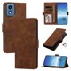 thumbnail image 1 of Funda Billetera Delgada para Motorola Moto G Play 5G 2024 con Ranuras y Soporte Marrón, 1 of 6