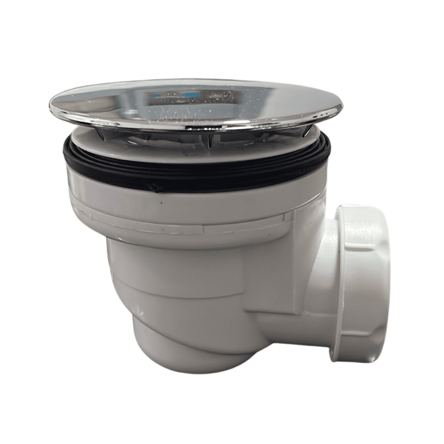 Aquakit - Desague Sifon 90mm 1 1/2 Receptaculos (pop Up) Cromado