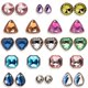 thumbnail image 1 of CHARM Charms de joyería genéricos para zapatos - 26 piezas, 1 of 3