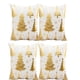 thumbnail image 1 of Pack 4 Funda Cojín navidad detalles dorado 45x45cm 15nc8, 1 of 3