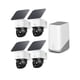thumbnail image 1 of Kit de cámaras de seguridad eufy SoloCam S340 de 4 unidades, inalámbricas y con energía solar, 1 of 6