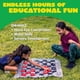 thumbnail image 5 of Giant Checkers Game JOYIN Vintage 3 en 1 con tapete reversible, 5 of 7