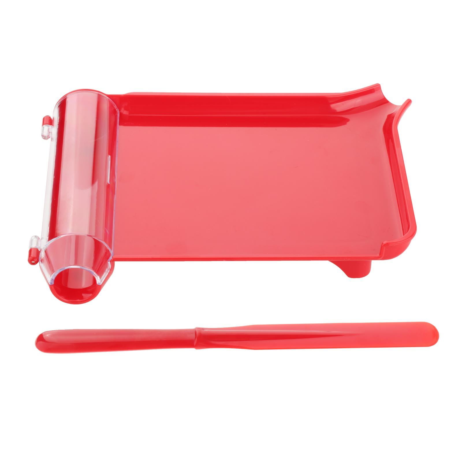 Magideal - Bandeja De De Pastillas Con Espátulas Bandeja Dispensadora De Pastillas Dispensador De Medicamentos Para Farmacia De Medicamentos , Rojo