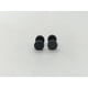 thumbnail image 3 of Aros Punk Rock Acero Moda 6mm Juvenil Negro Barbell, 3 of 3
