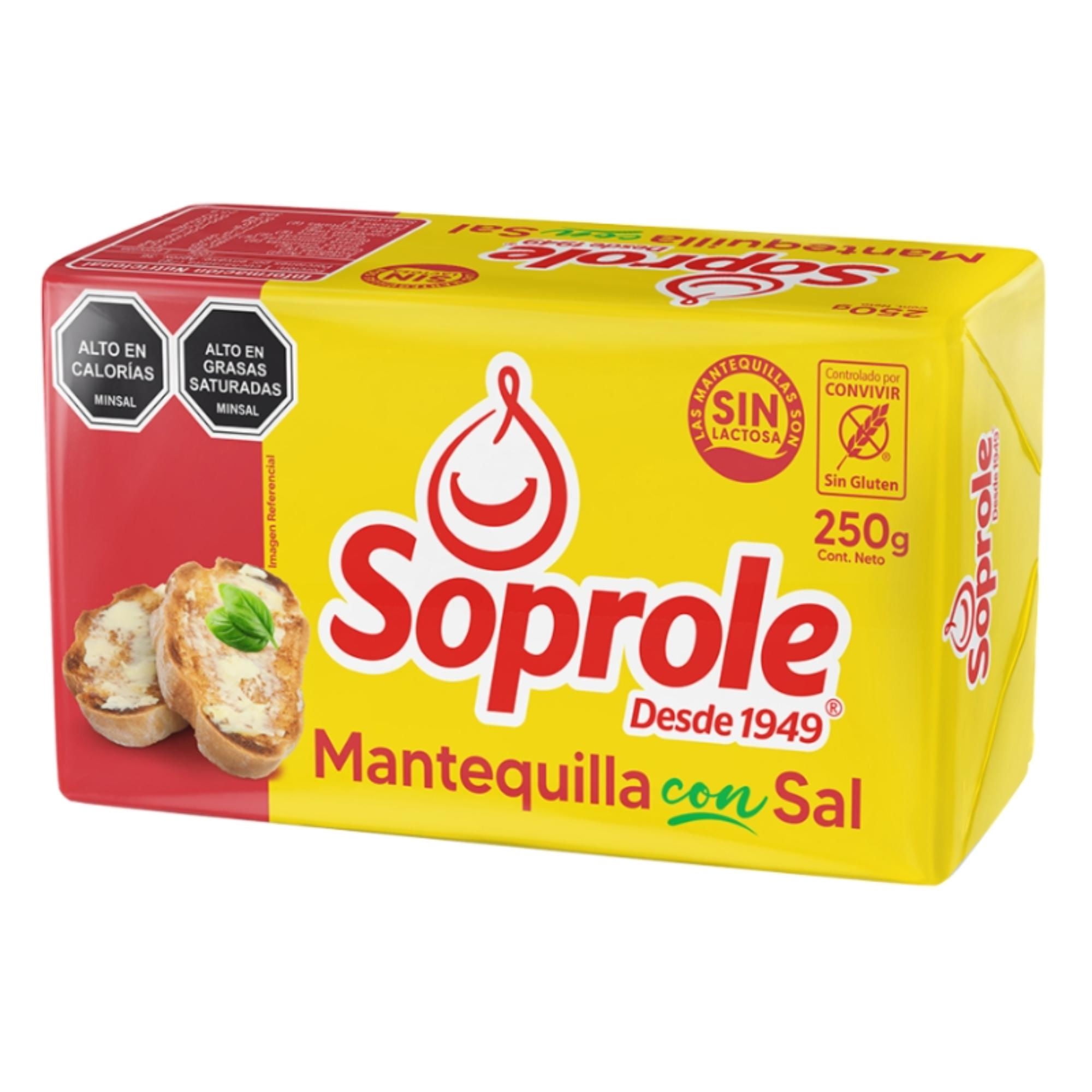 Mantequilla Con Sal 250 g Soprole