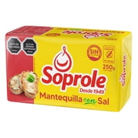 Mantequilla Con Sal 250 G Soprole